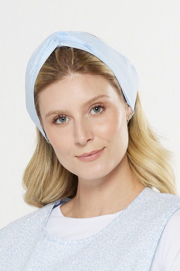 TURBANTE TRIC/ESTAMPADA-FLORAL RAMO AZUL CL