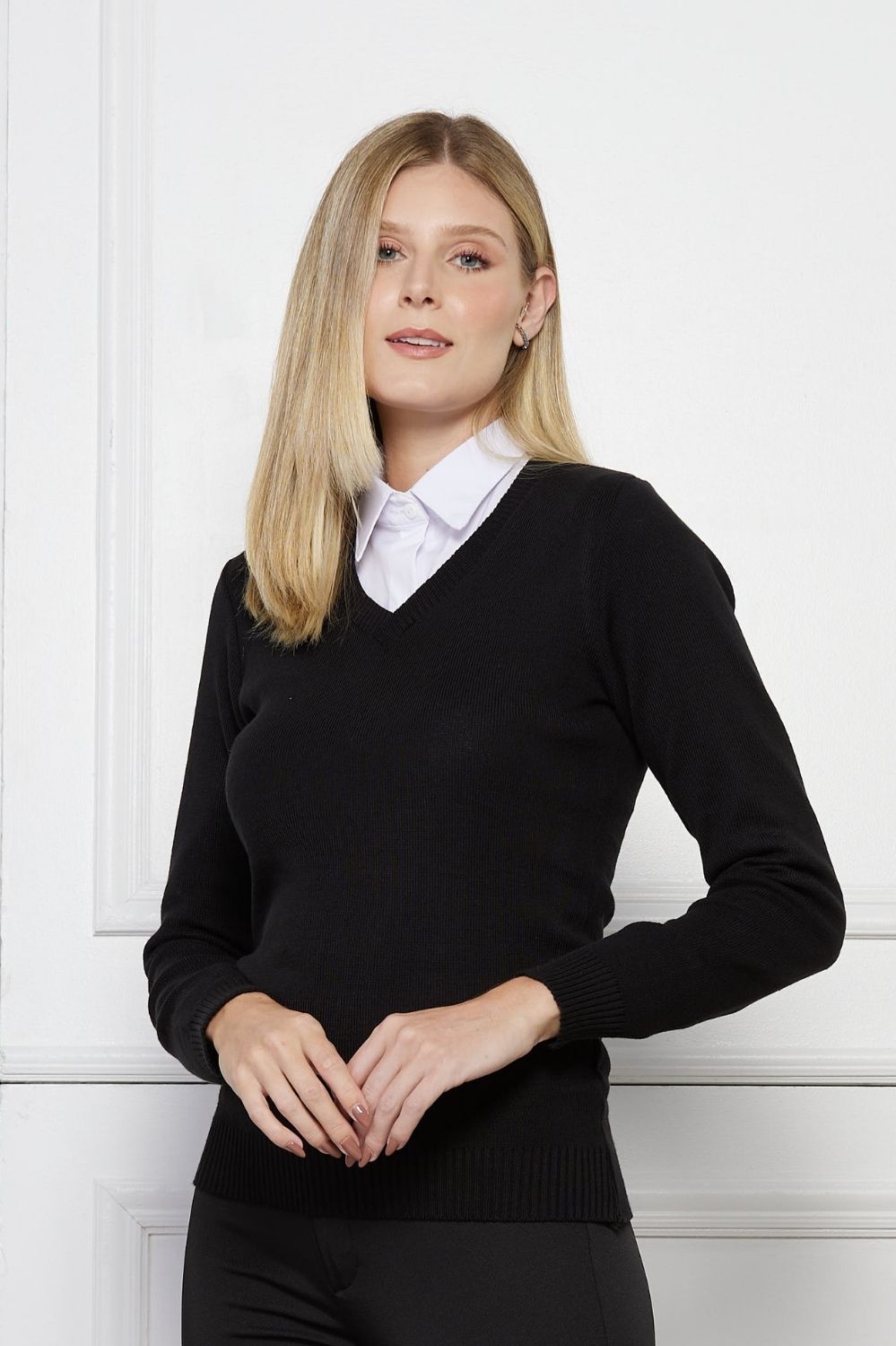 BLUSA DV FEM ACRICOTTON-PRETO NEW BLACK 2124