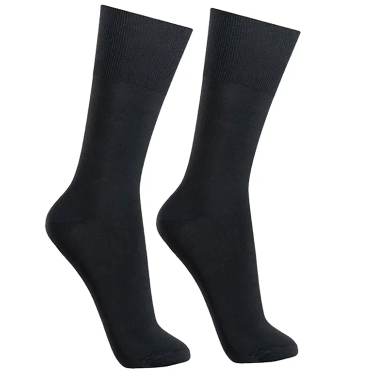 MEIA SOCIAL MASCULINA POLIAMIDA-PRETO